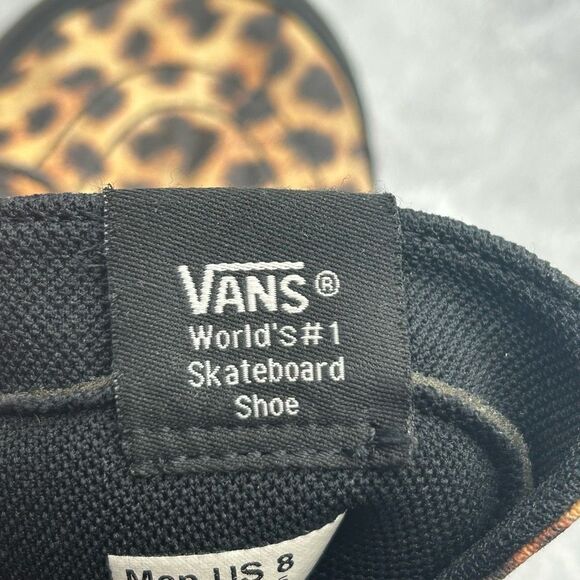 Vans Leopard Print Sk8-Hi Platform Skateboarding Sneaker Size M8 W9.5 Grunge - Picture 8 of 15